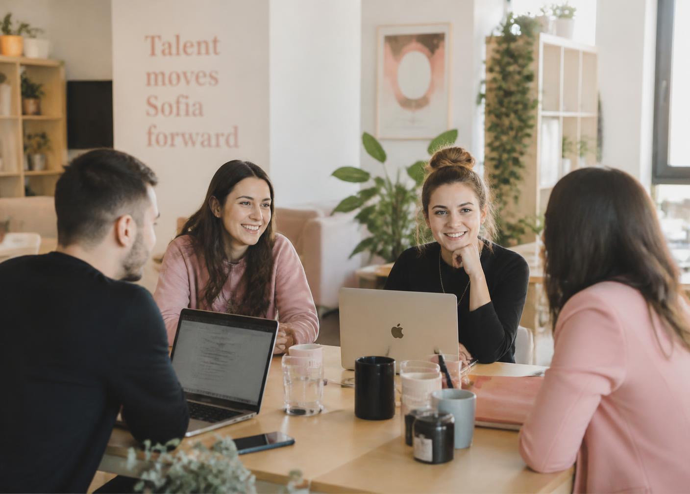 The Nexa Talent team at work in Sofia